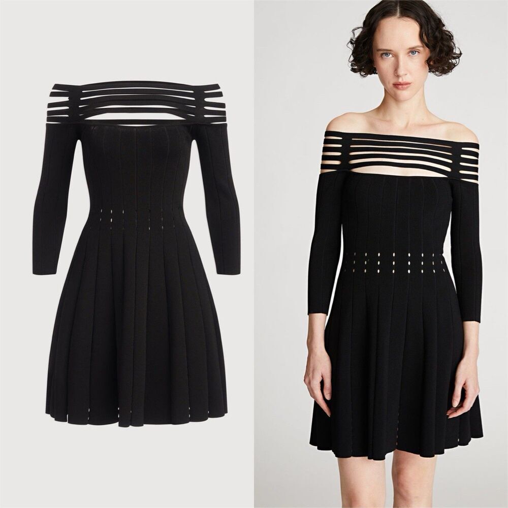 Halston Women’s Heather Mini Cocktail Dress 10110079 In Matte Viscose- Medium